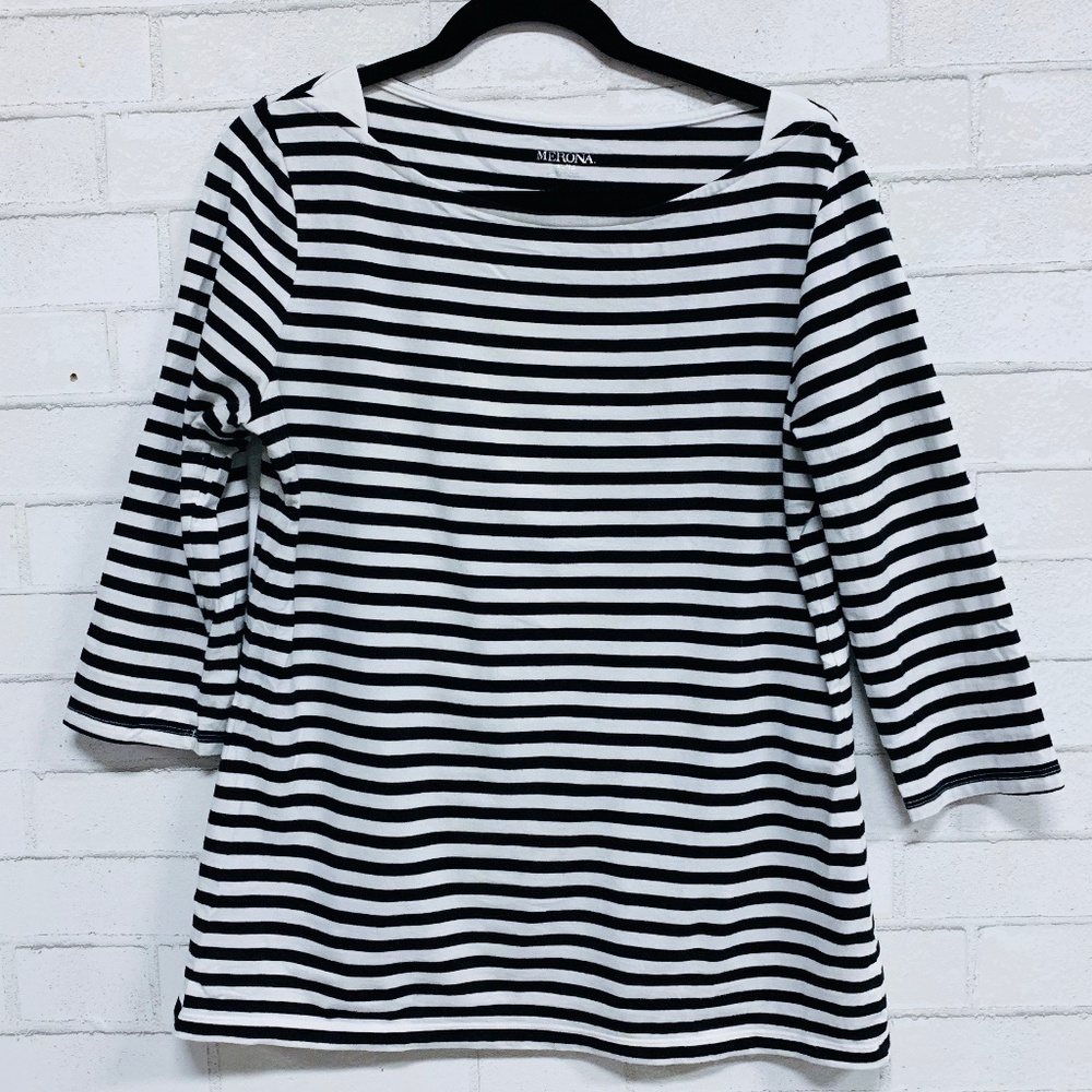 Merona Knit Top 3/4 sleeves - XL